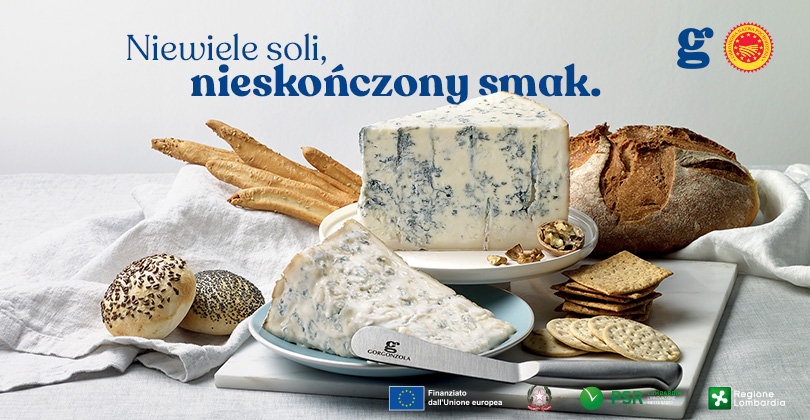 GORGONZOLA ChNP TO SER O NISKIEJ ZAWARTOŚCI SOLI